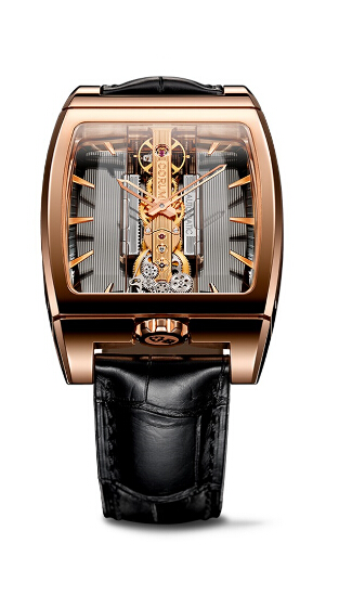 Corum Golden Bridge Automatic Red Gold watch REF: 313.165.55/0002 GL10R Review